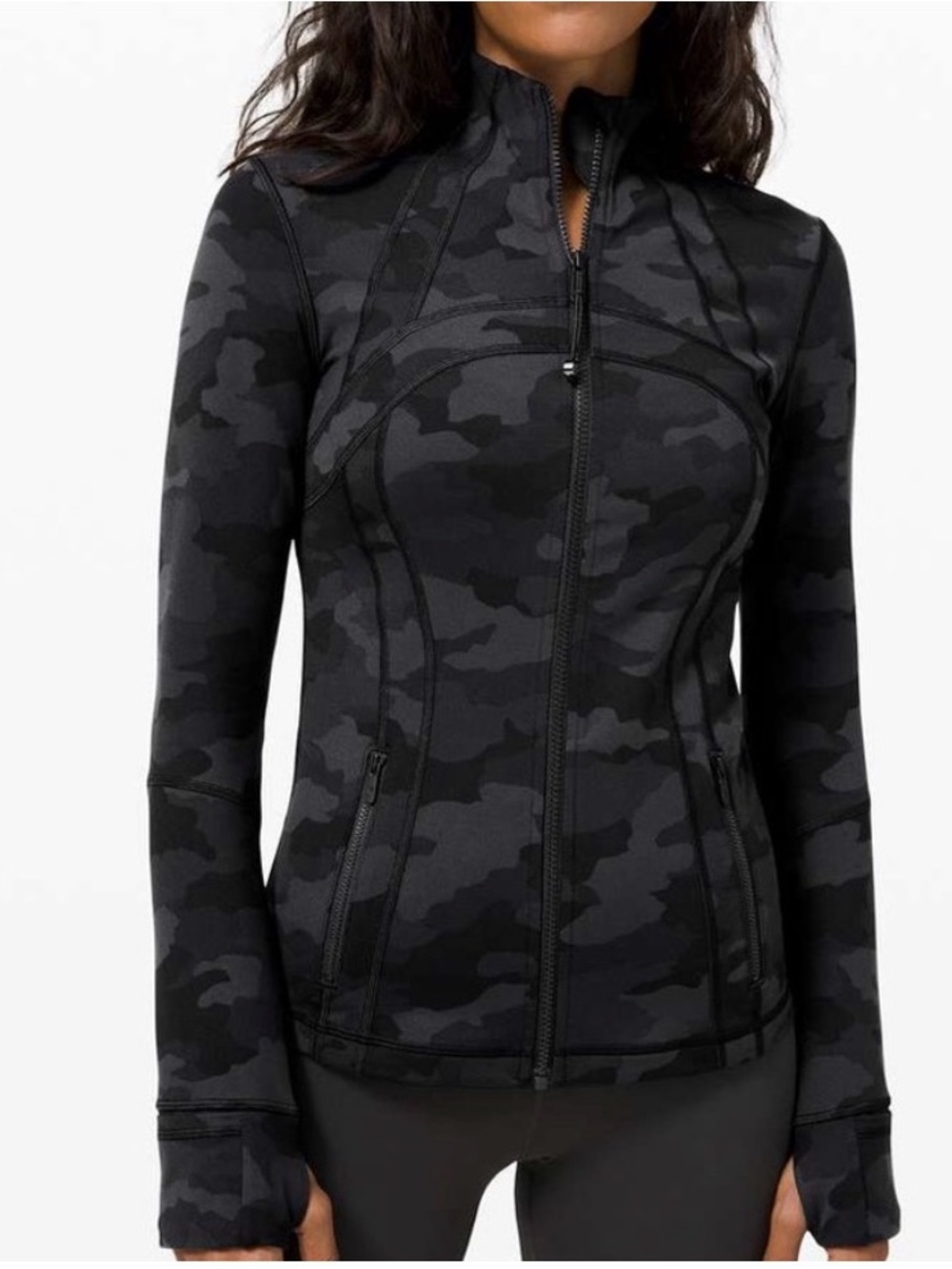lululemon athletica Black Camo Define Nulu Jacket